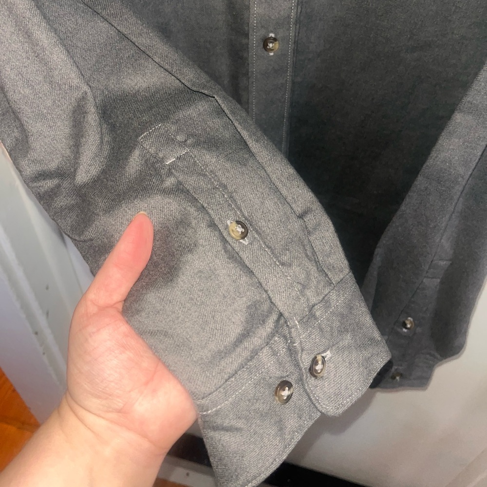 The North Face Gray Casual Button Down Shirt - Picture 3 of 8